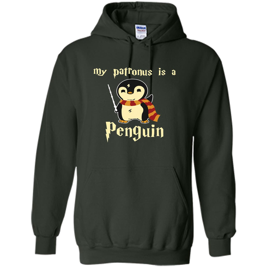 Penguin T-Shirt My Patronus Is A Penguin Hot 2017 T-Shirt Forest Green S