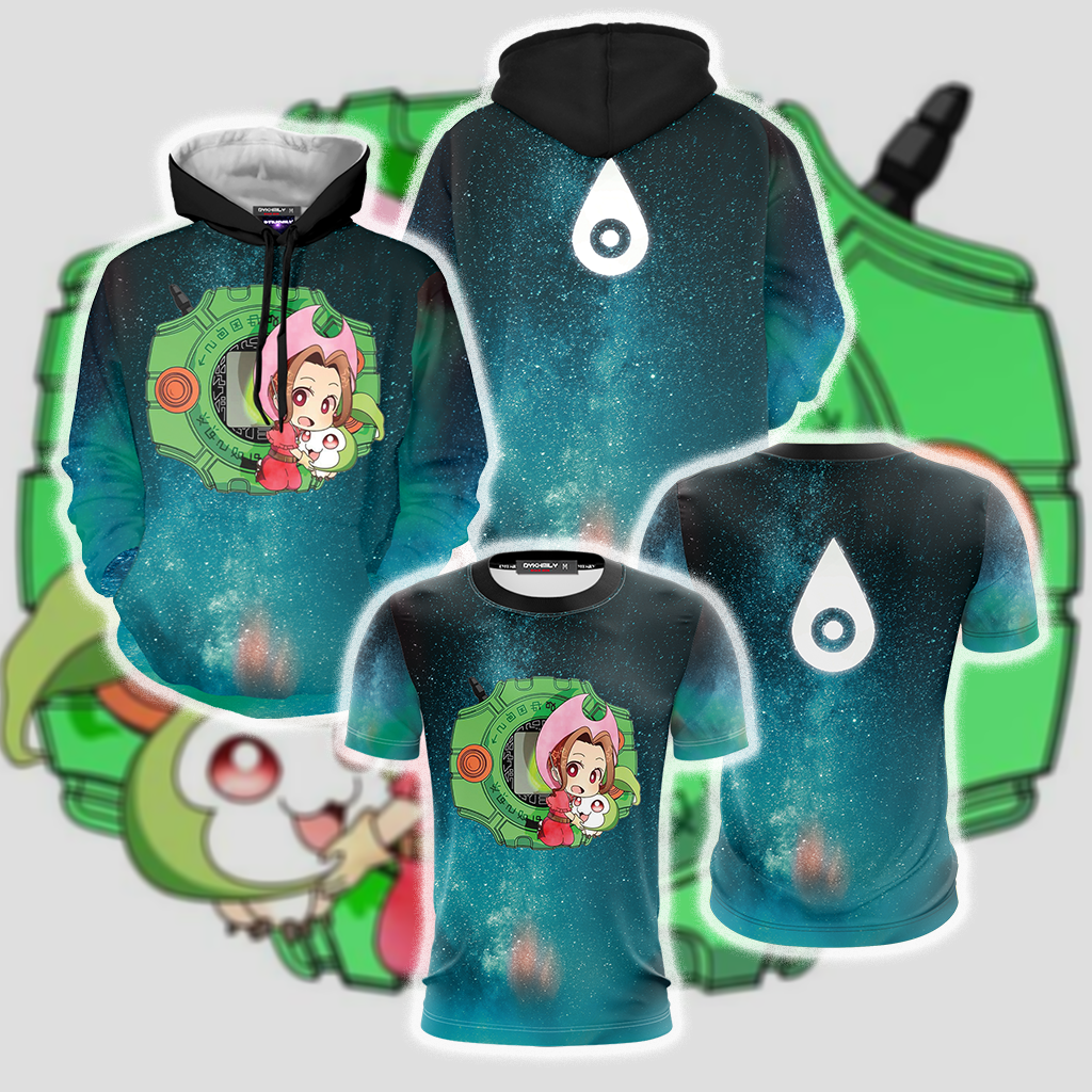Digimon Mimi And Tanemon Unisex 3D T-shirt