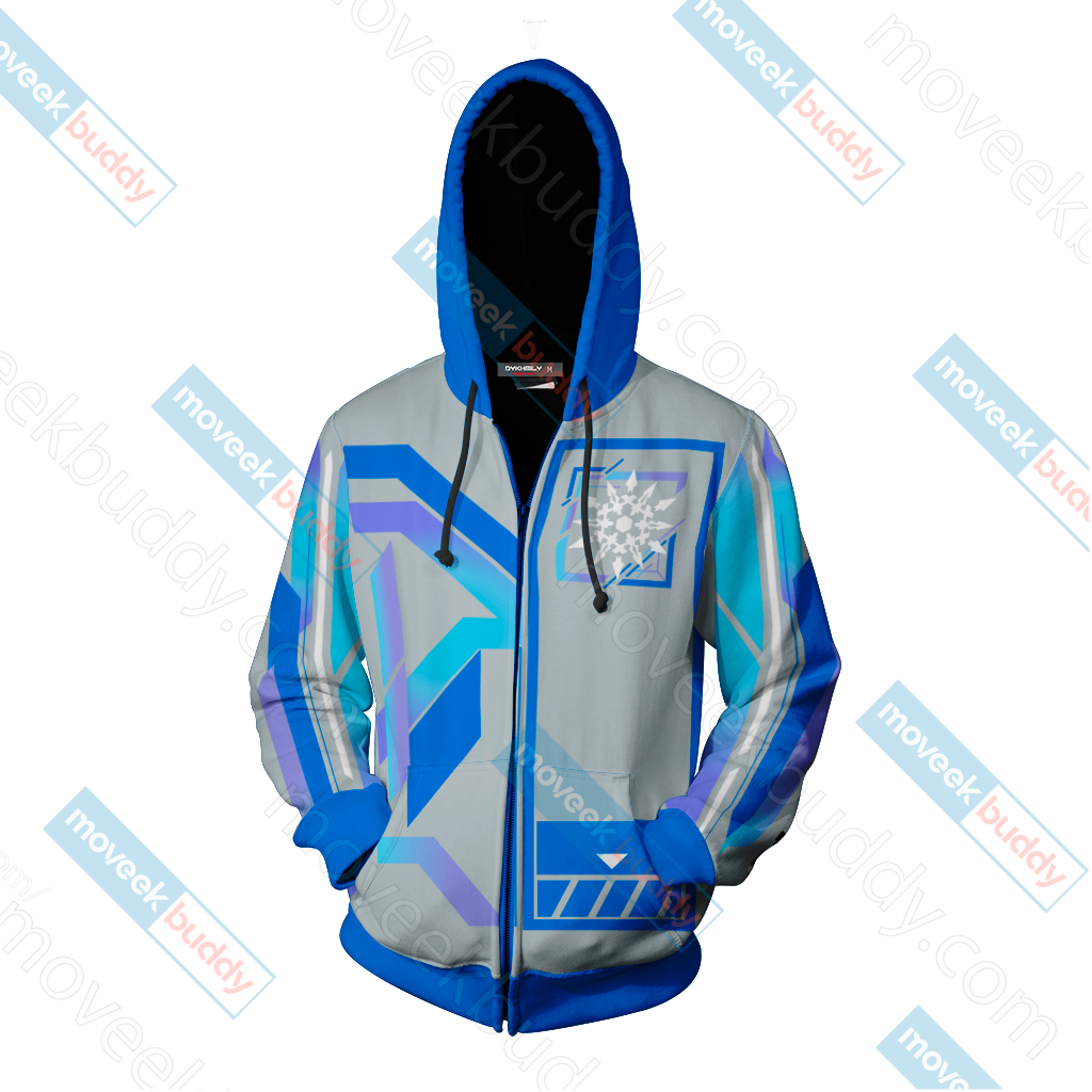 RWBY Weiss Schnee New Zip Up Hoodie