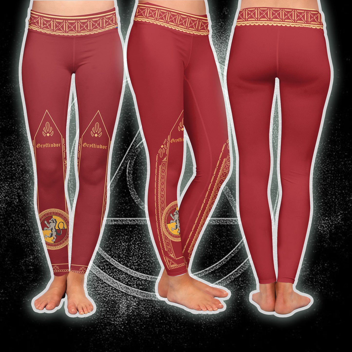 Gryffindor Flag Harry Potter Leggings S