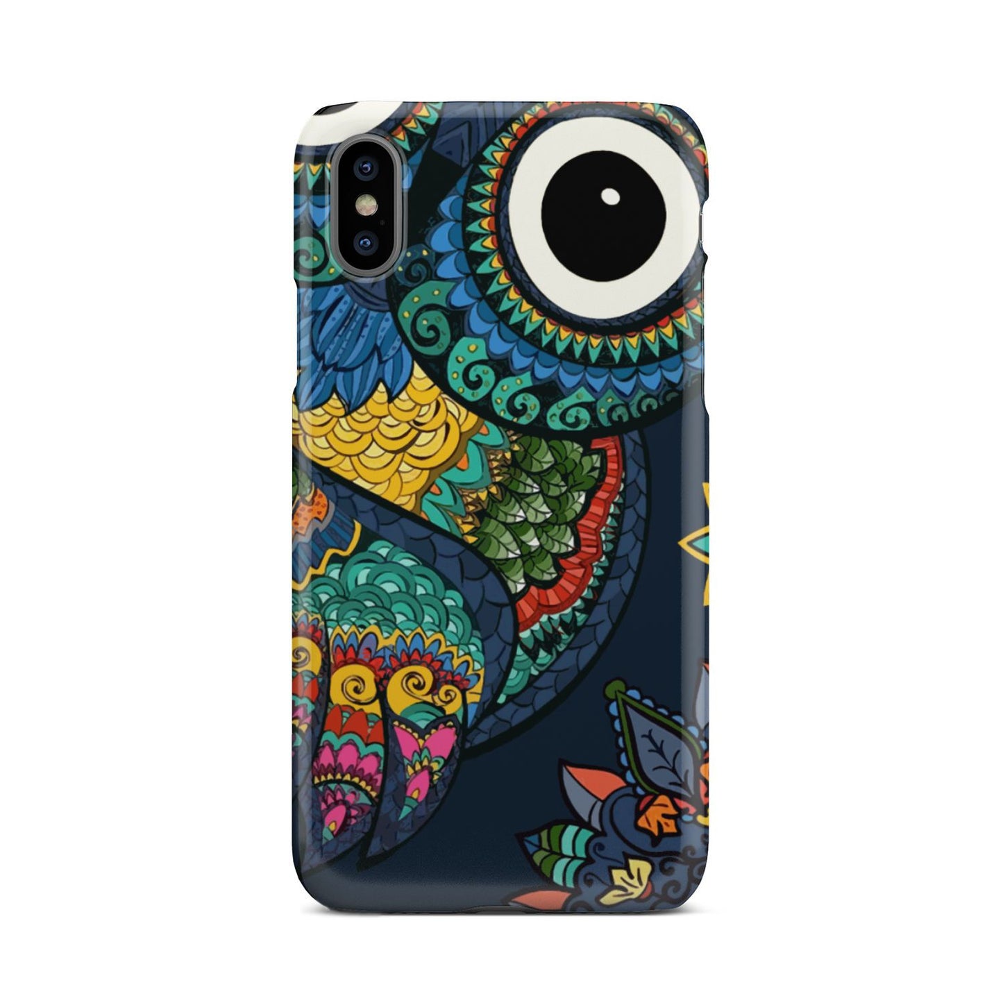 Colorful Owls Phone Case iPhone X