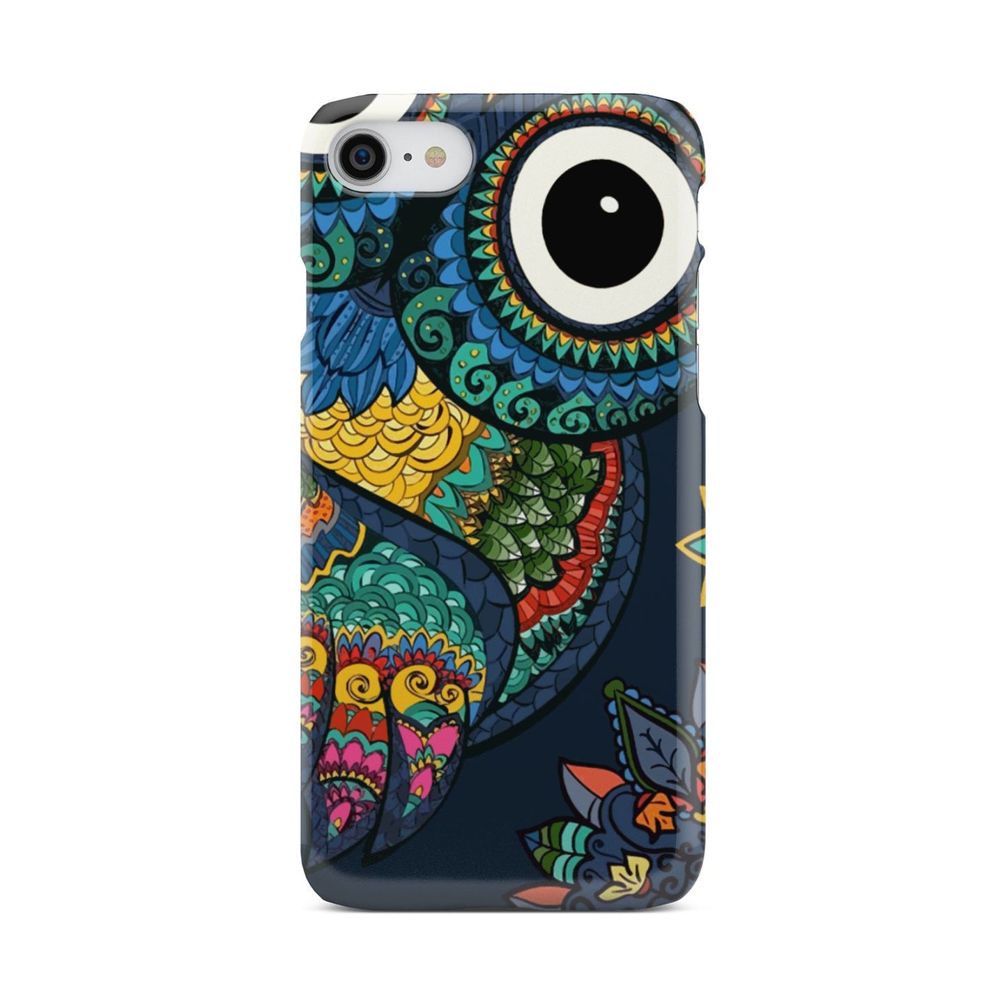 Colorful Owls Phone Case iPhone 8