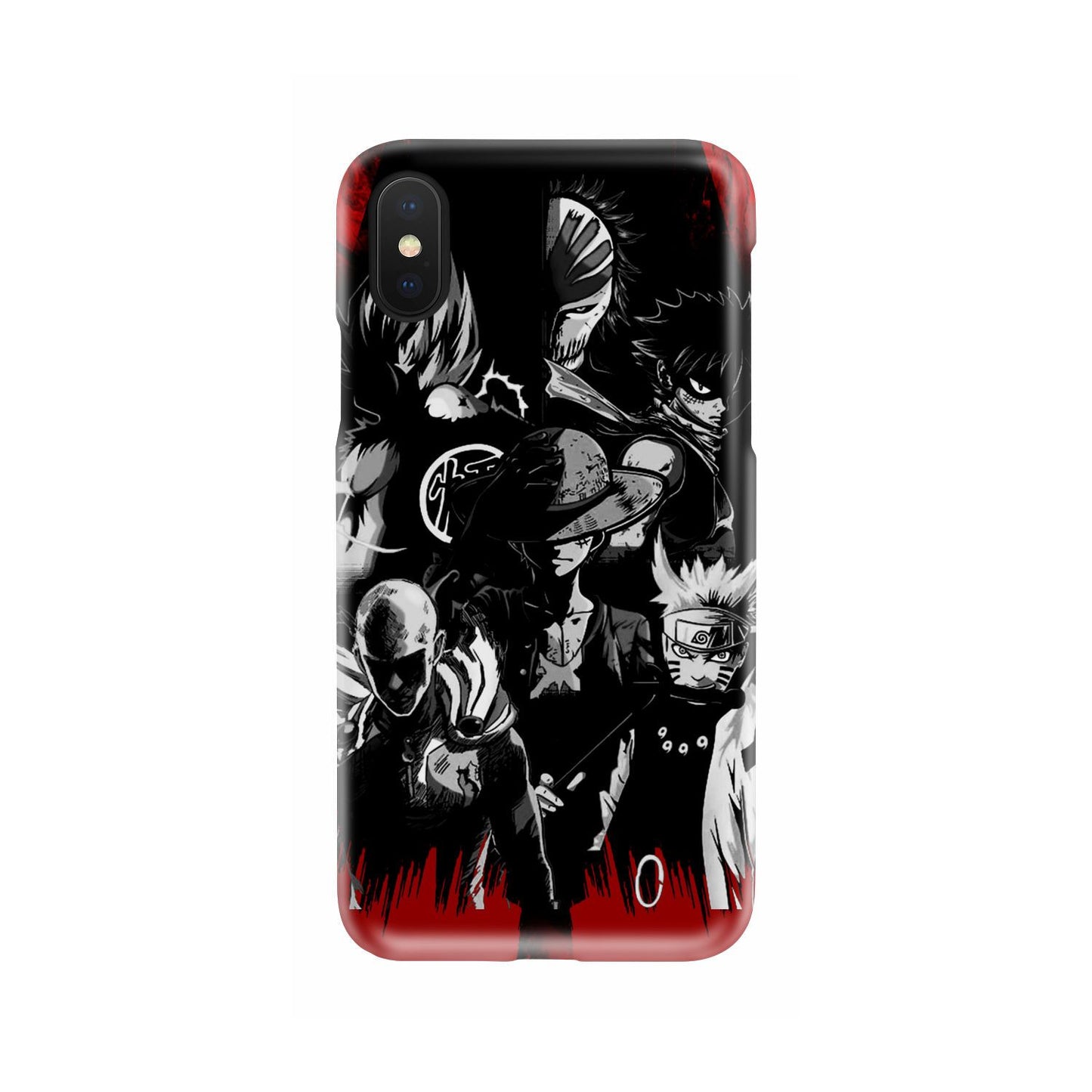 Naruto, Saitama, Luffy, Luffy,, Goku and Kurosaki Phone Case