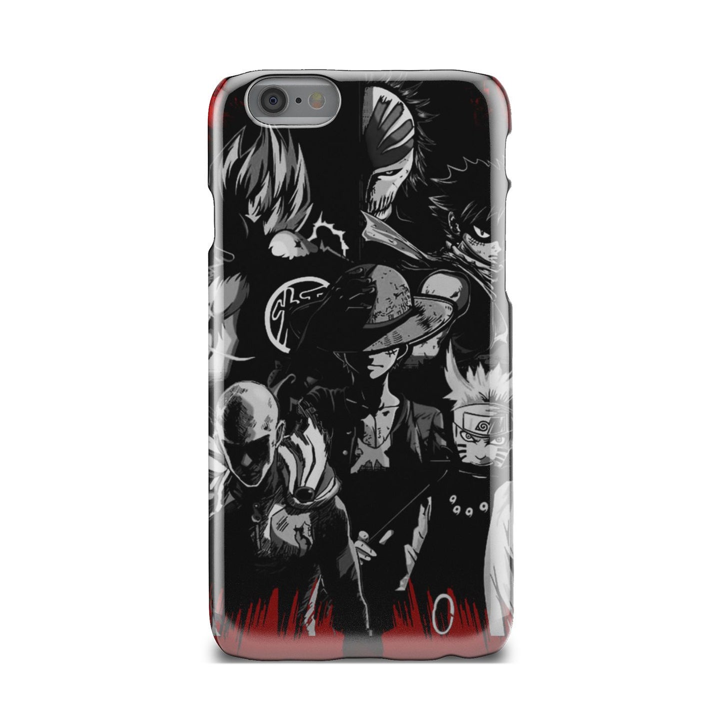 Naruto, Saitama, Luffy, Luffy,, Goku and Kurosaki Phone Case iPhone 6s