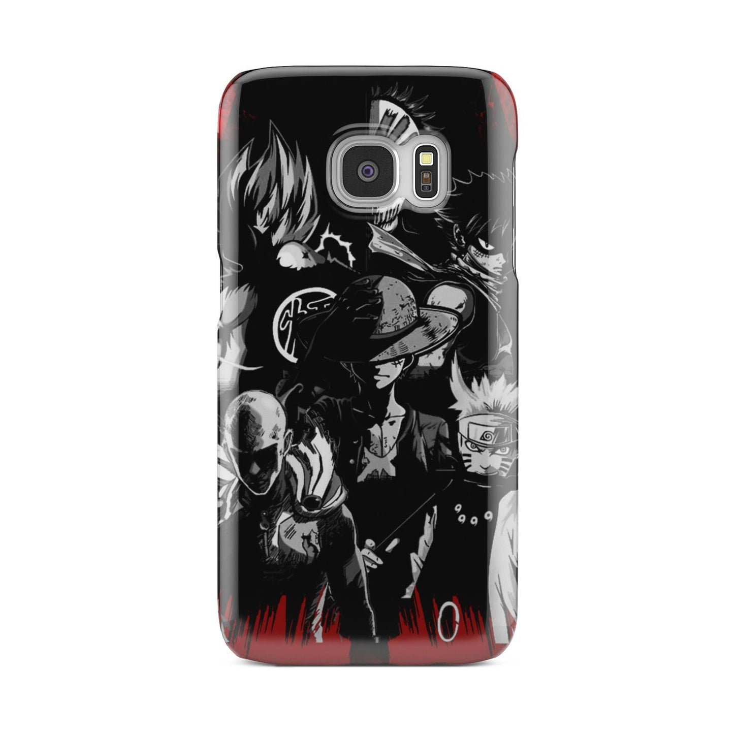 Naruto, Saitama, Luffy, Luffy,, Goku and Kurosaki Phone Case Samsung Galaxy S6