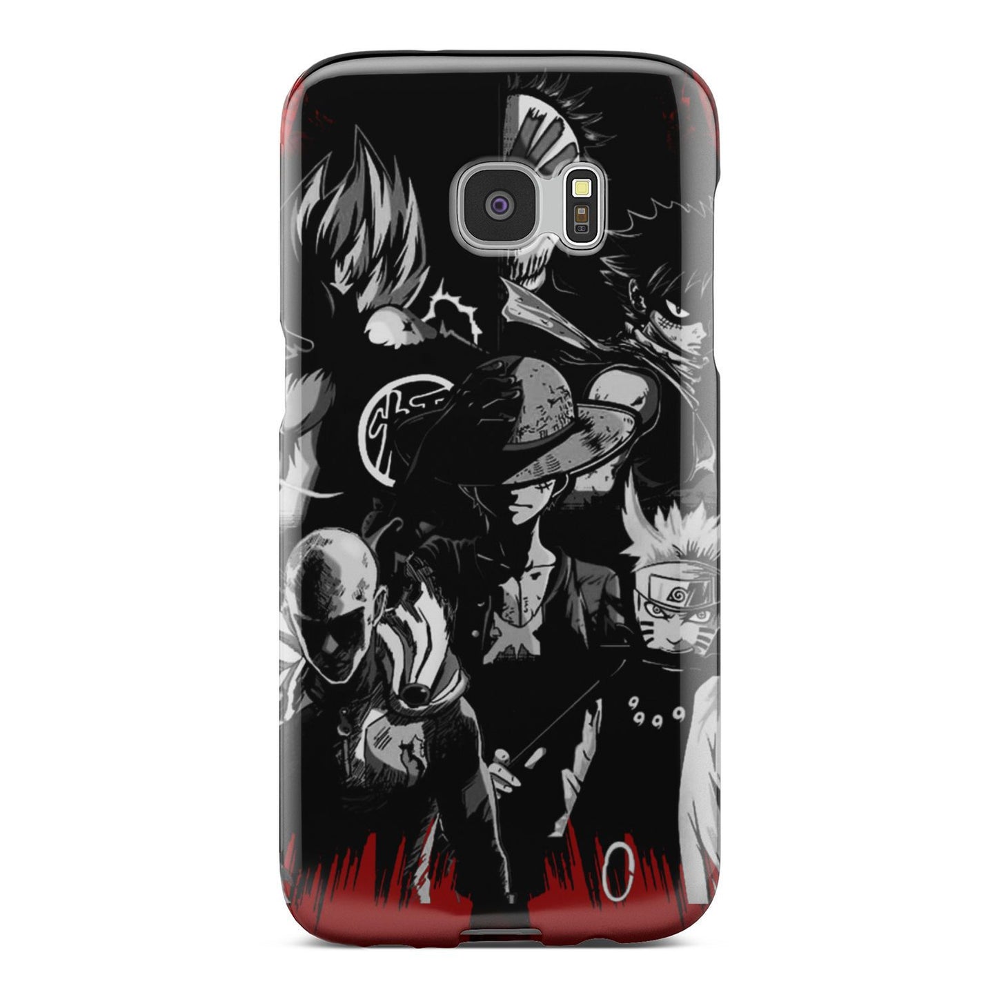 Naruto, Saitama, Luffy, Luffy,, Goku and Kurosaki Phone Case Samsung Galaxy S6 Edge Plus