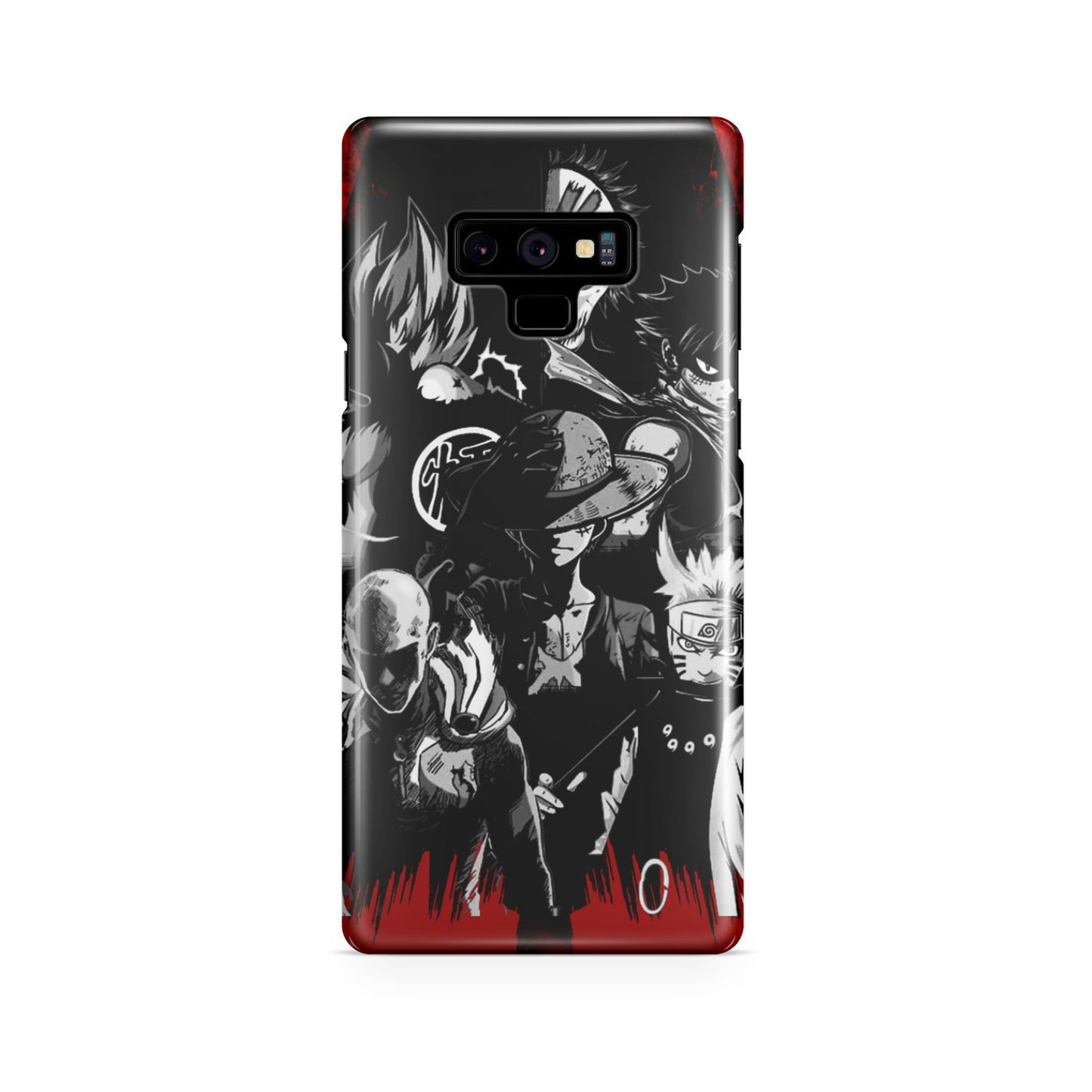Naruto, Saitama, Luffy, Luffy,, Goku and Kurosaki Phone Case Samsung Galaxy Note 9