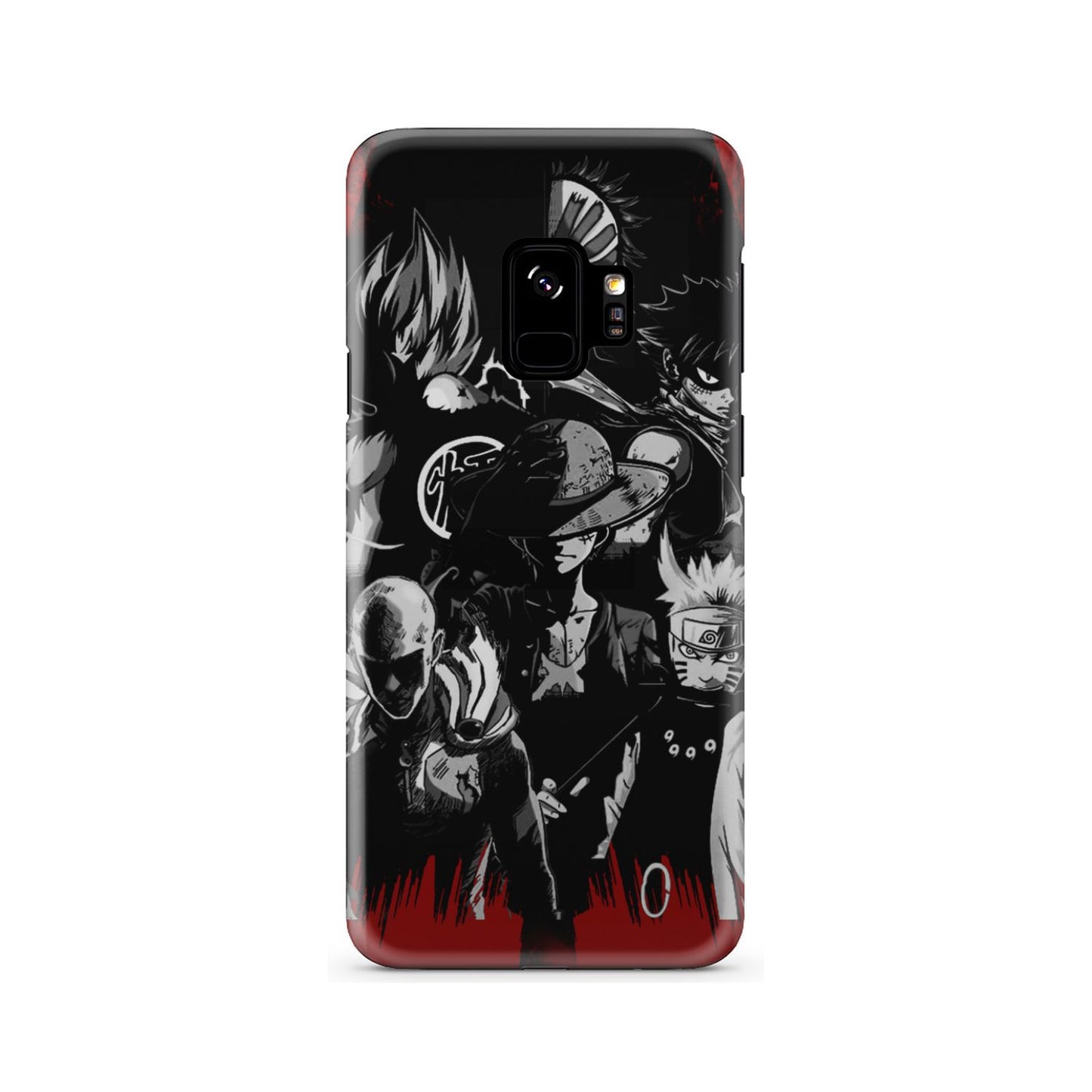 Naruto, Saitama, Luffy, Luffy,, Goku and Kurosaki Phone Case Samsung Galaxy S9