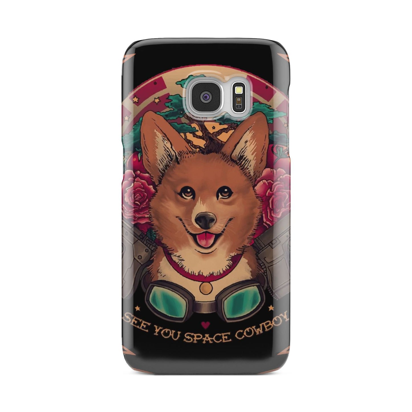 Cowboy Bebop Corgi Dog Ein Phone Case Samsung Galaxy S6 Edge