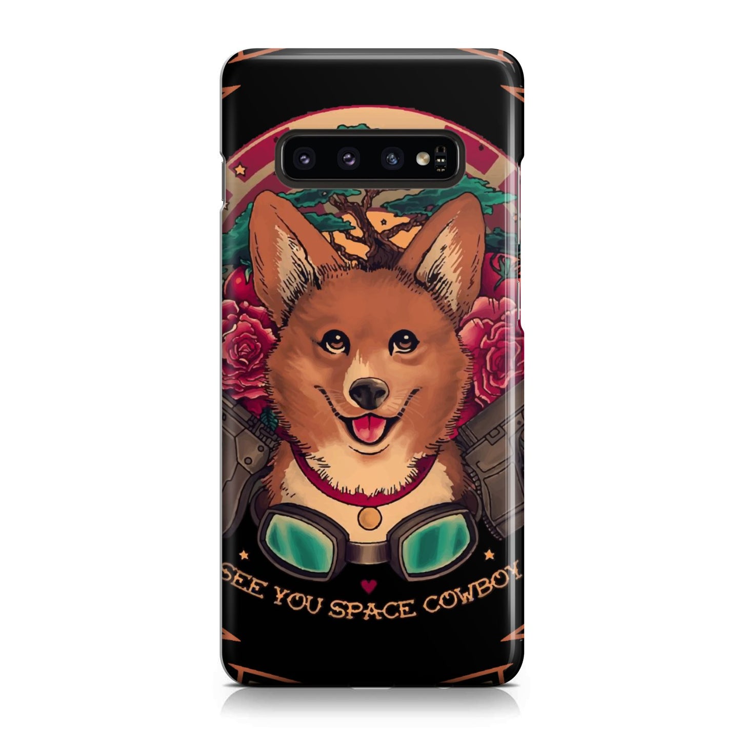 Cowboy Bebop Corgi Dog Ein Phone Case Samsung Galaxy S10 Plus
