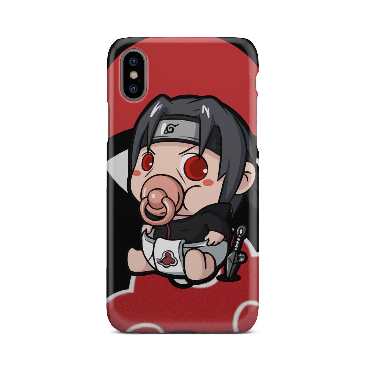 Baby Naruto, Kakashi, Itachi Phone Case iPhone X