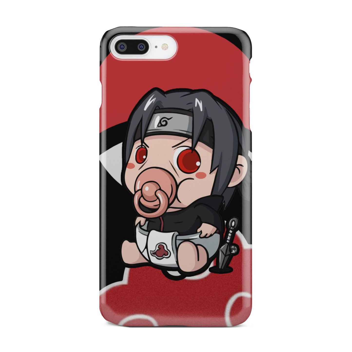 Baby Naruto, Kakashi, Itachi Phone Case iPhone 8 Plus