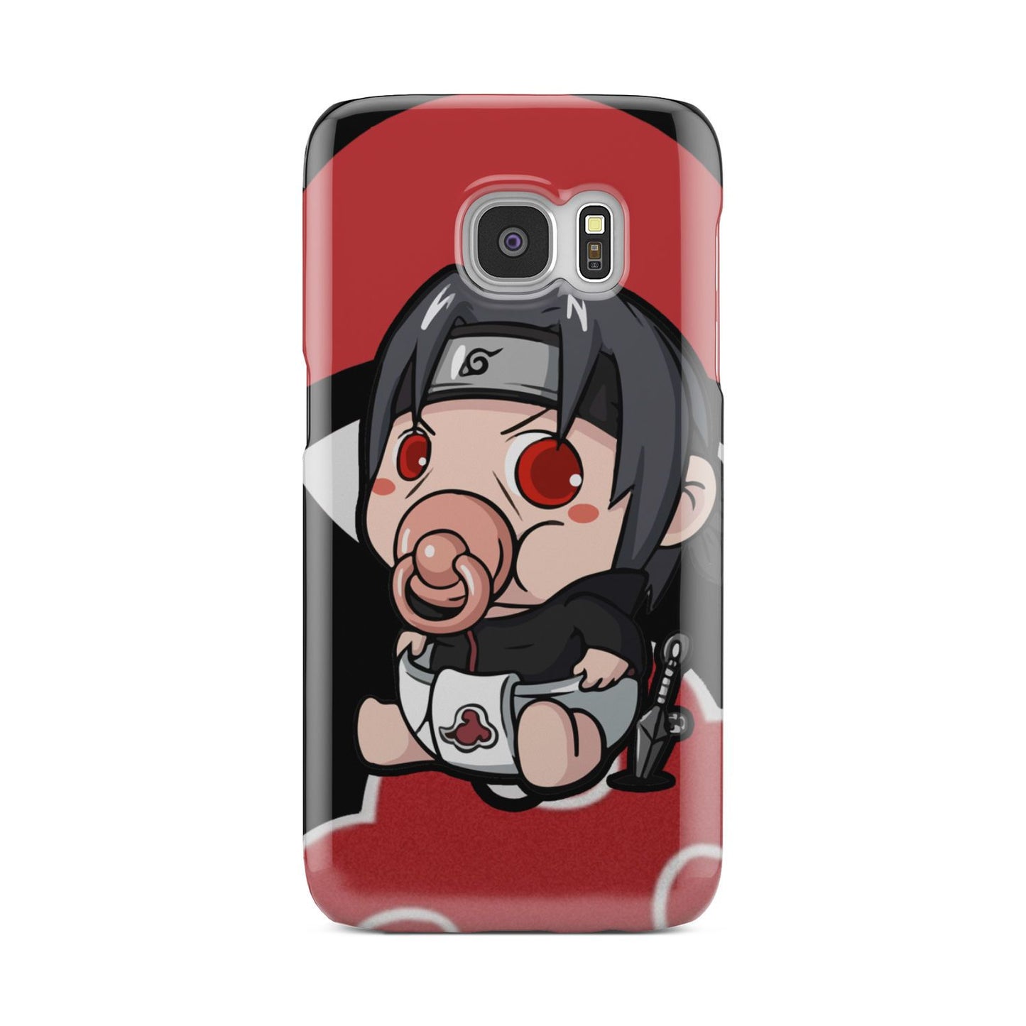 Baby Naruto, Kakashi, Itachi Phone Case Samsung Galaxy S6 Edge