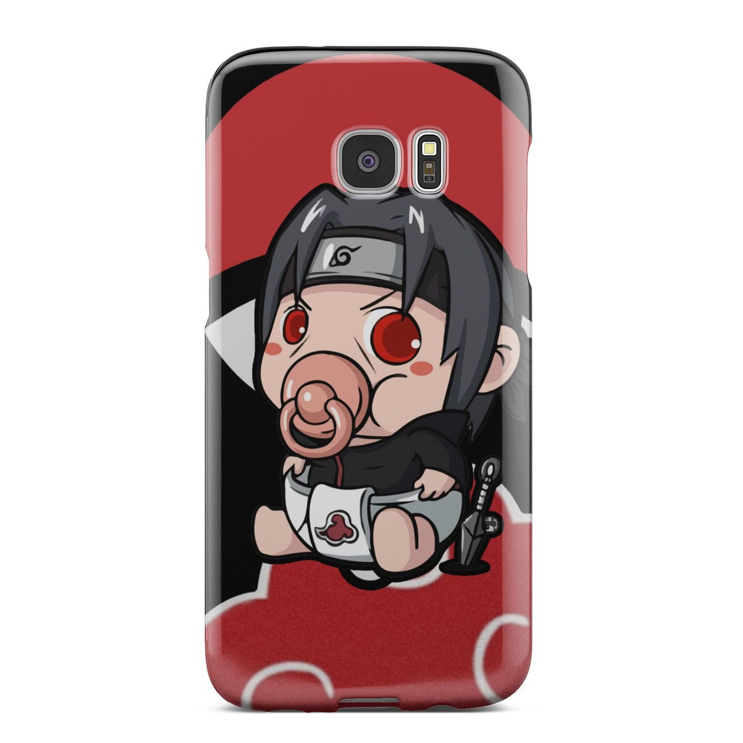 Baby Naruto, Kakashi, Itachi Phone Case Samsung Galaxy S7 Edge