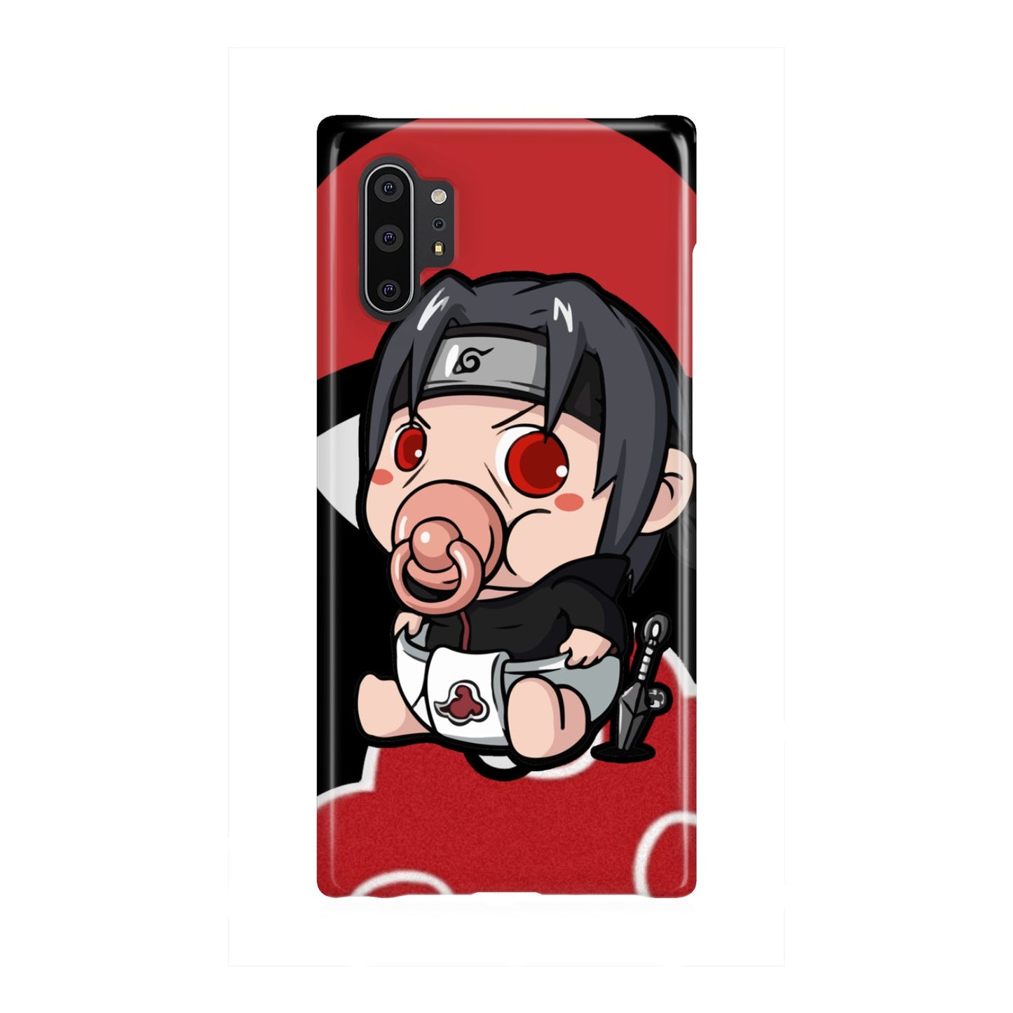 Baby Naruto, Kakashi, Itachi Phone Case Samsung Galaxy Note 10 Plus