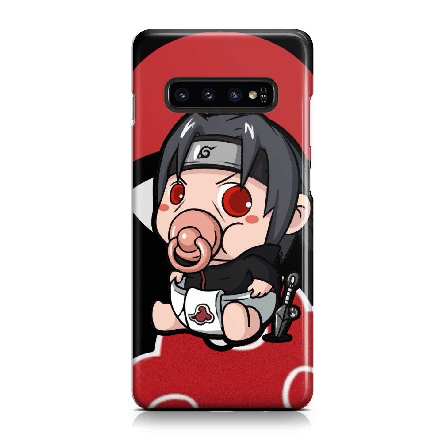Baby Naruto, Kakashi, Itachi Phone Case Samsung Galaxy S10