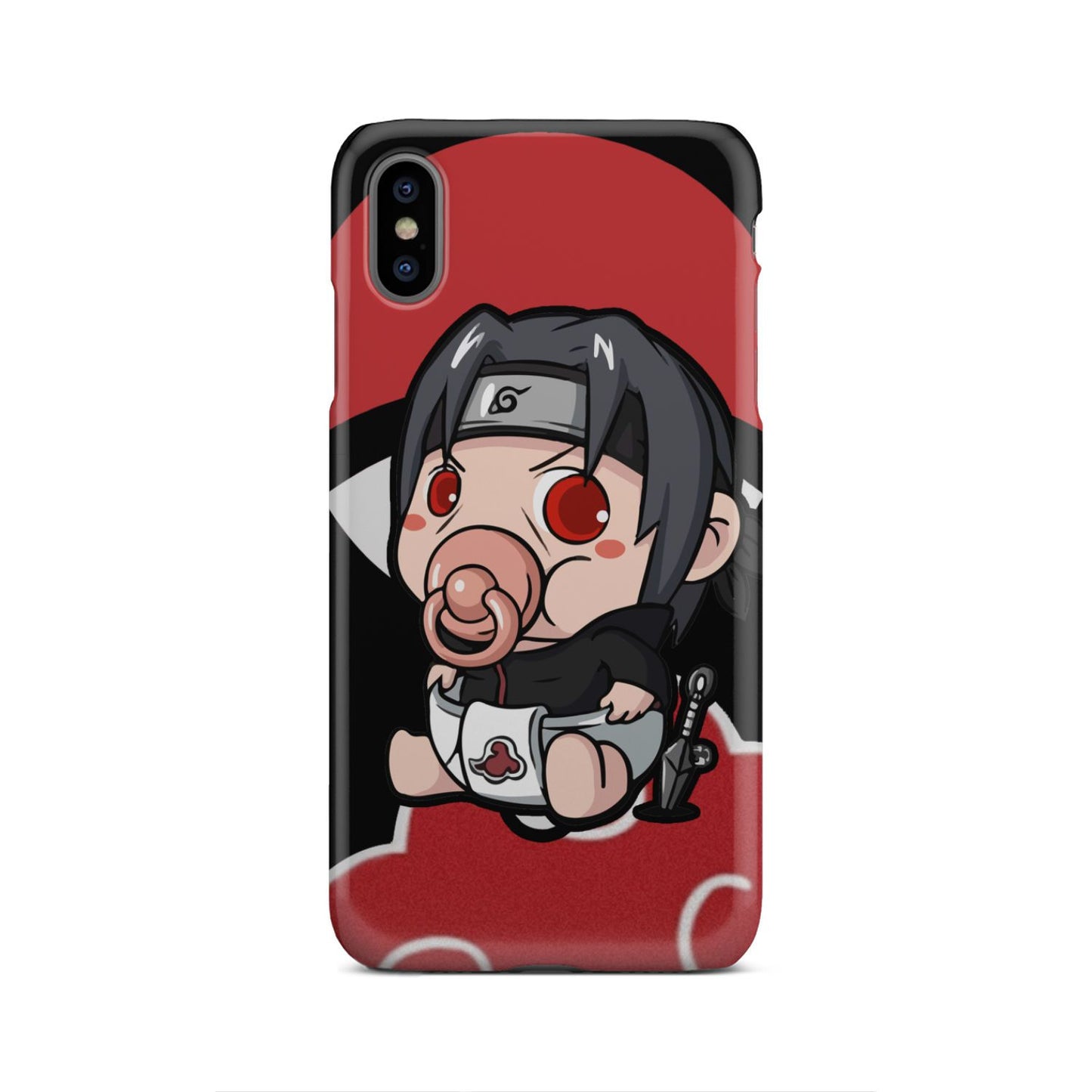 Baby Naruto, Kakashi, Itachi Phone Case iPhone Xs Max