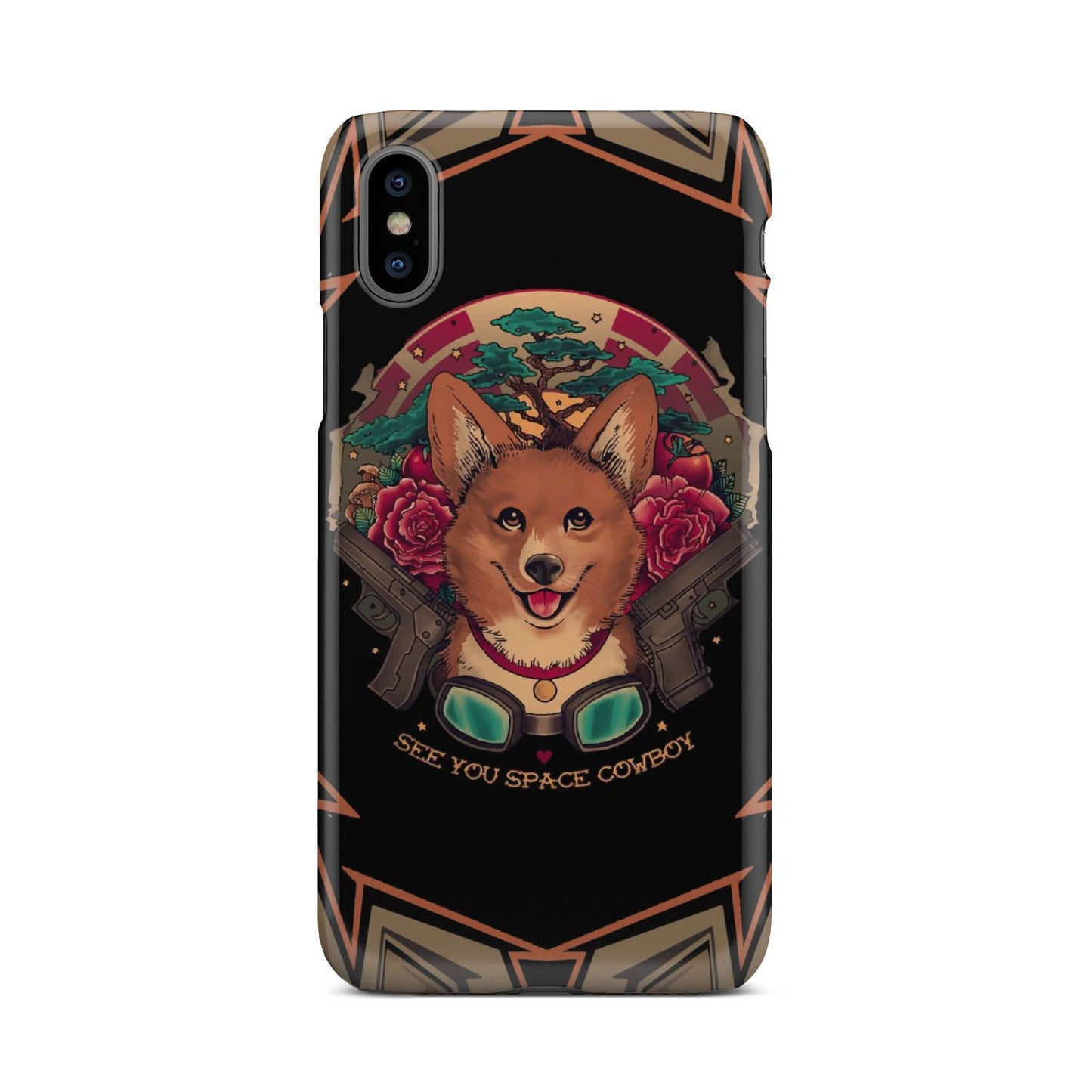 Cowboy Bebop Corgi Dog Ein Phone Case iPhone X