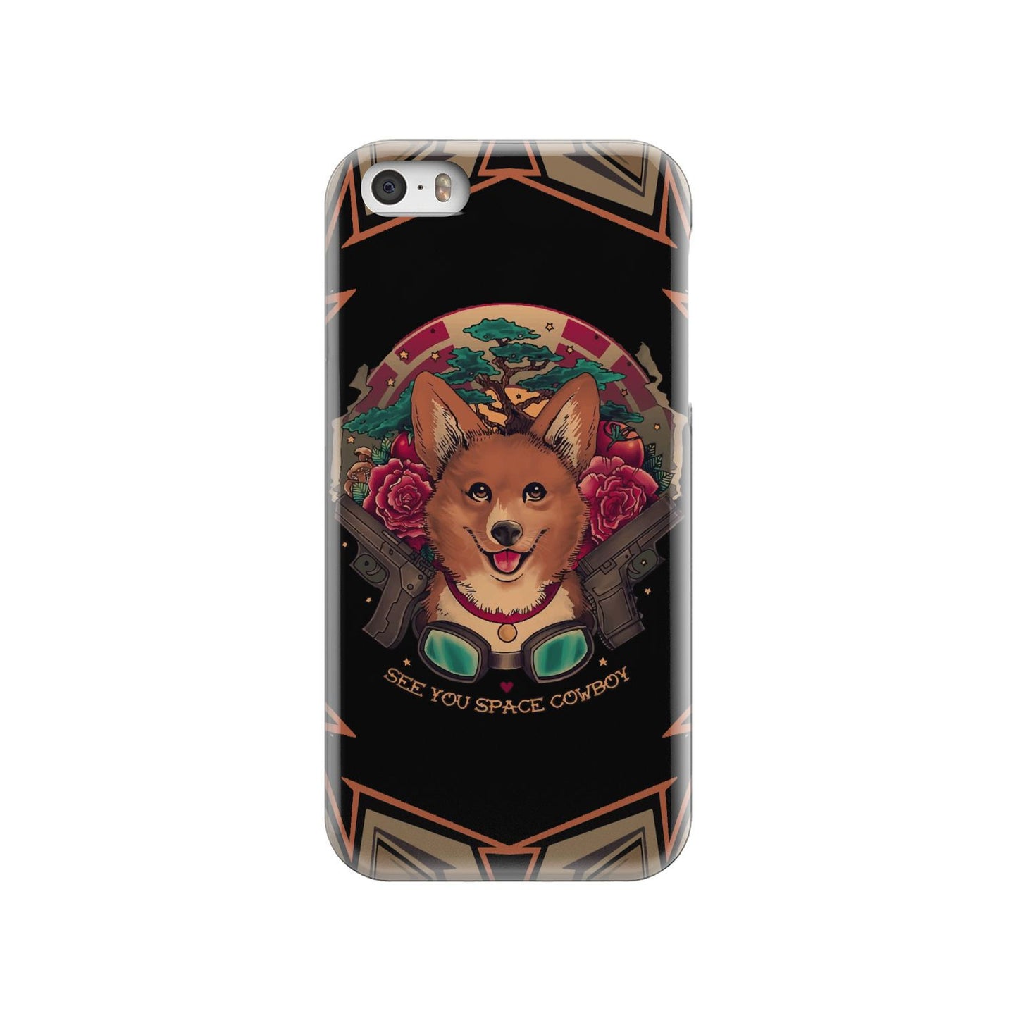 Cowboy Bebop Corgi Dog Ein Phone Case iPhone SE