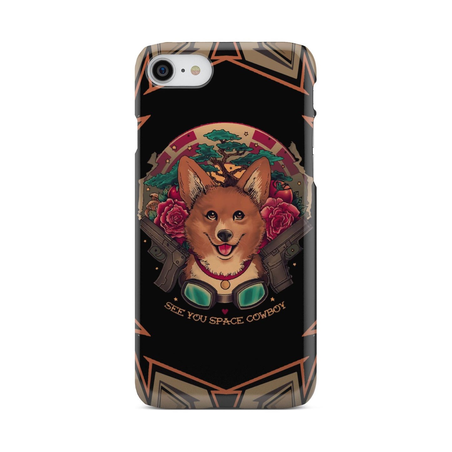 Cowboy Bebop Corgi Dog Ein Phone Case iPhone 8