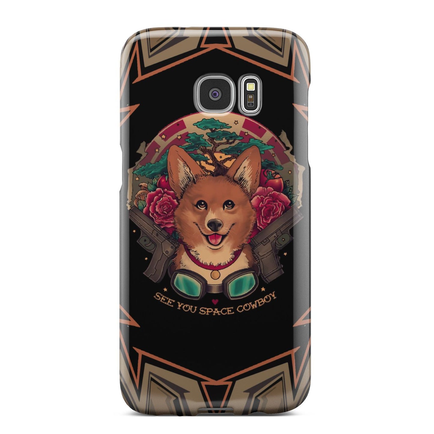 Cowboy Bebop Corgi Dog Ein Phone Case Samsung Galaxy S7 Edge