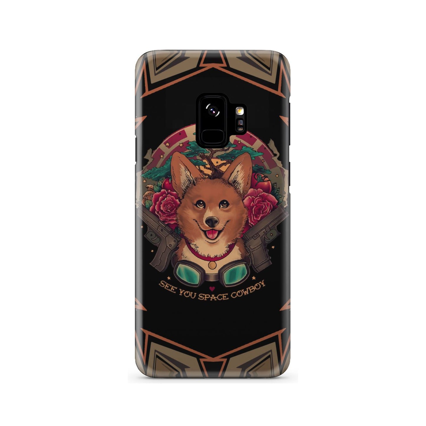 Cowboy Bebop Corgi Dog Ein Phone Case Samsung Galaxy S9