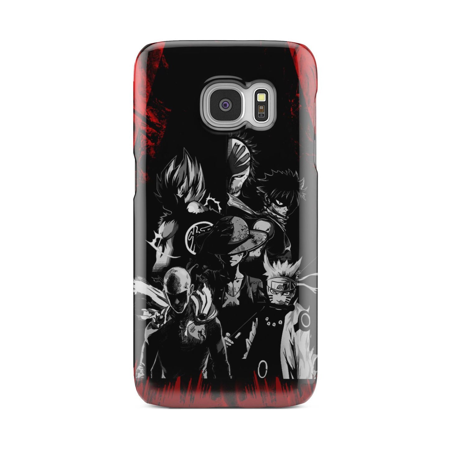Naruto, Saitama, Luffy, Natsu, Goku and Kurosaki Phone Case Samsung Galaxy S6