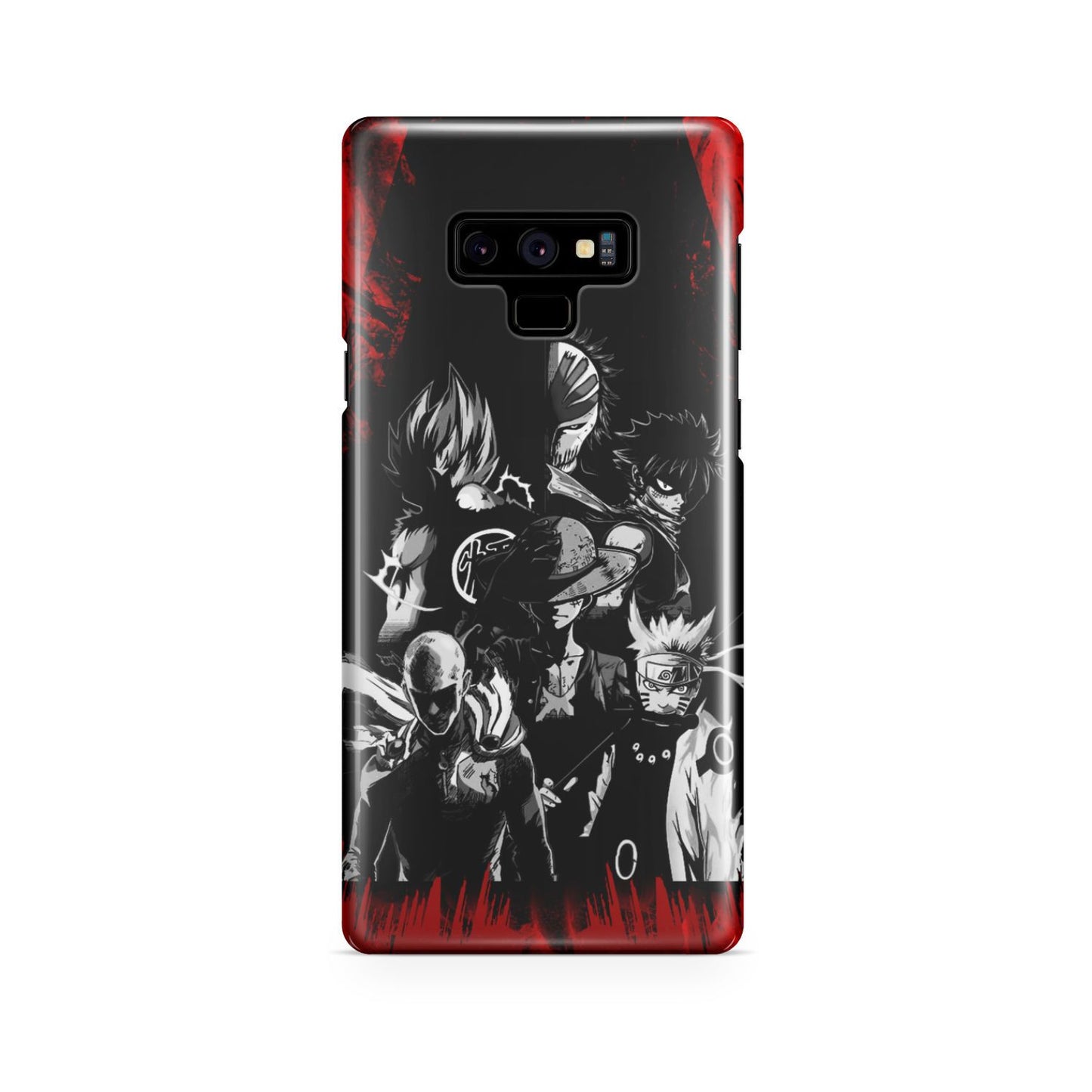 Naruto, Saitama, Luffy, Natsu, Goku and Kurosaki Phone Case Samsung Galaxy Note 9