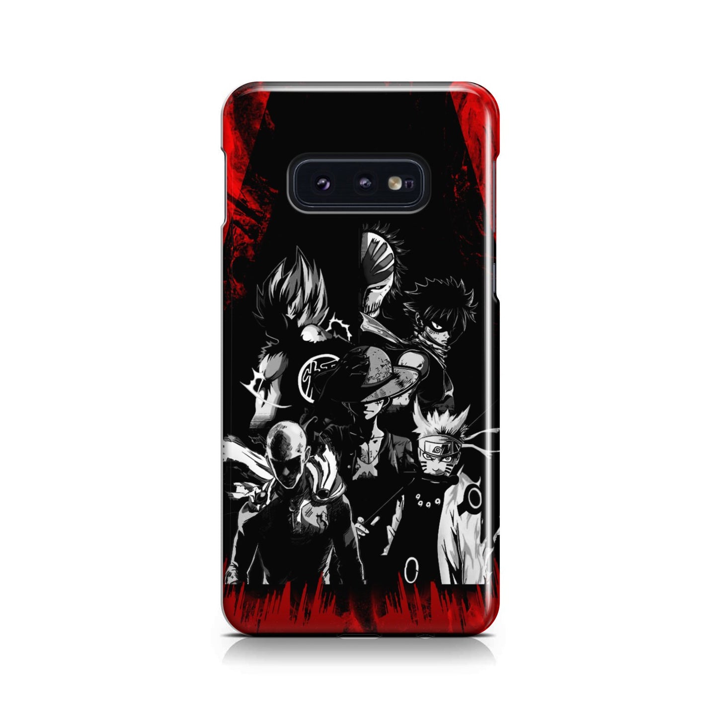 Naruto, Saitama, Luffy, Natsu, Goku and Kurosaki Phone Case Samsung Galaxy S10e