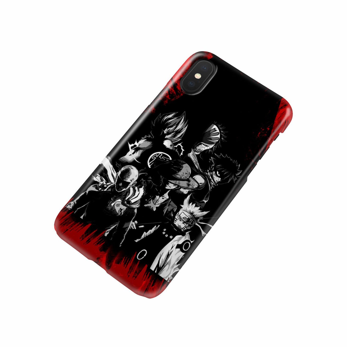 Naruto, Saitama, Luffy, Natsu, Goku and Kurosaki Phone Case