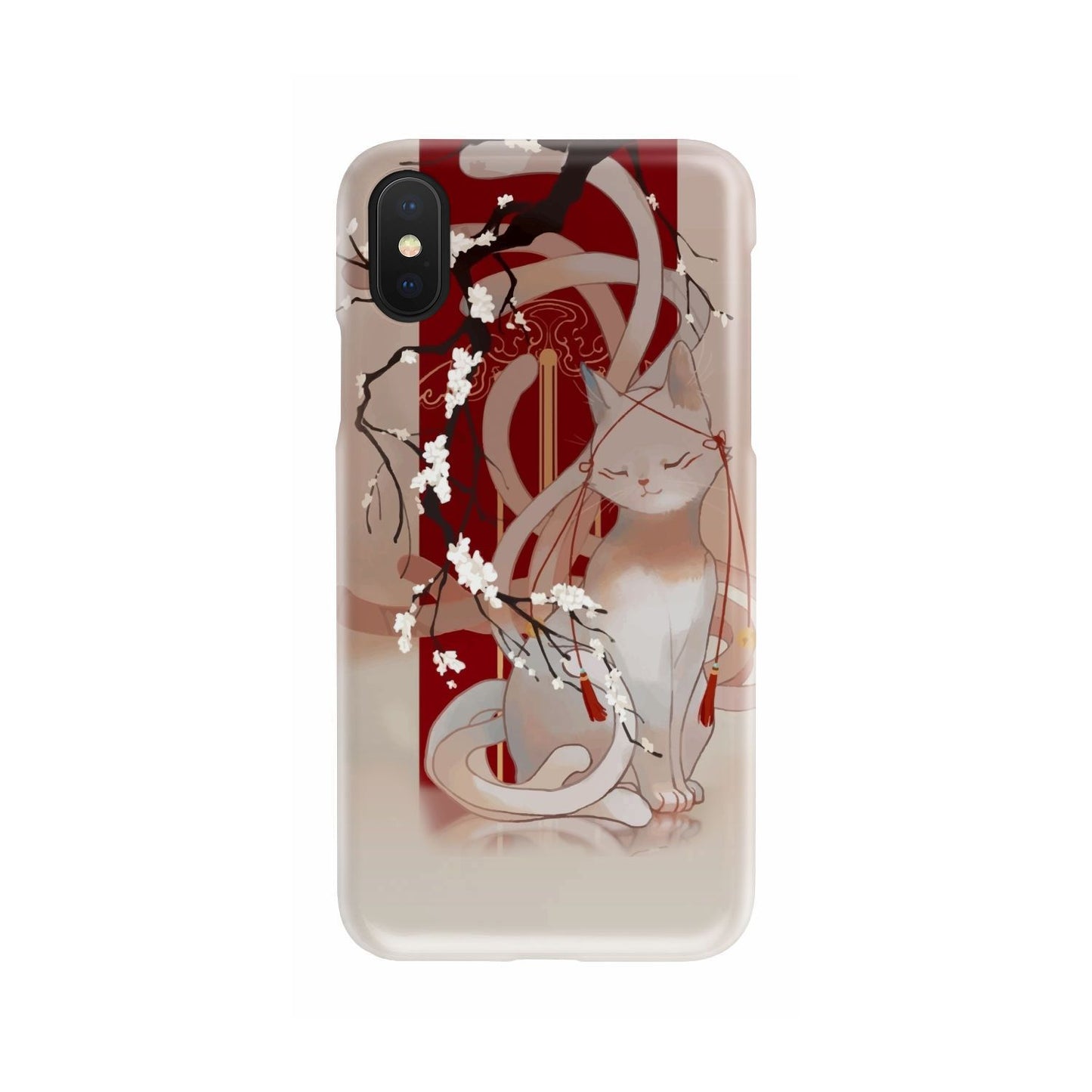White Cat Phone Case