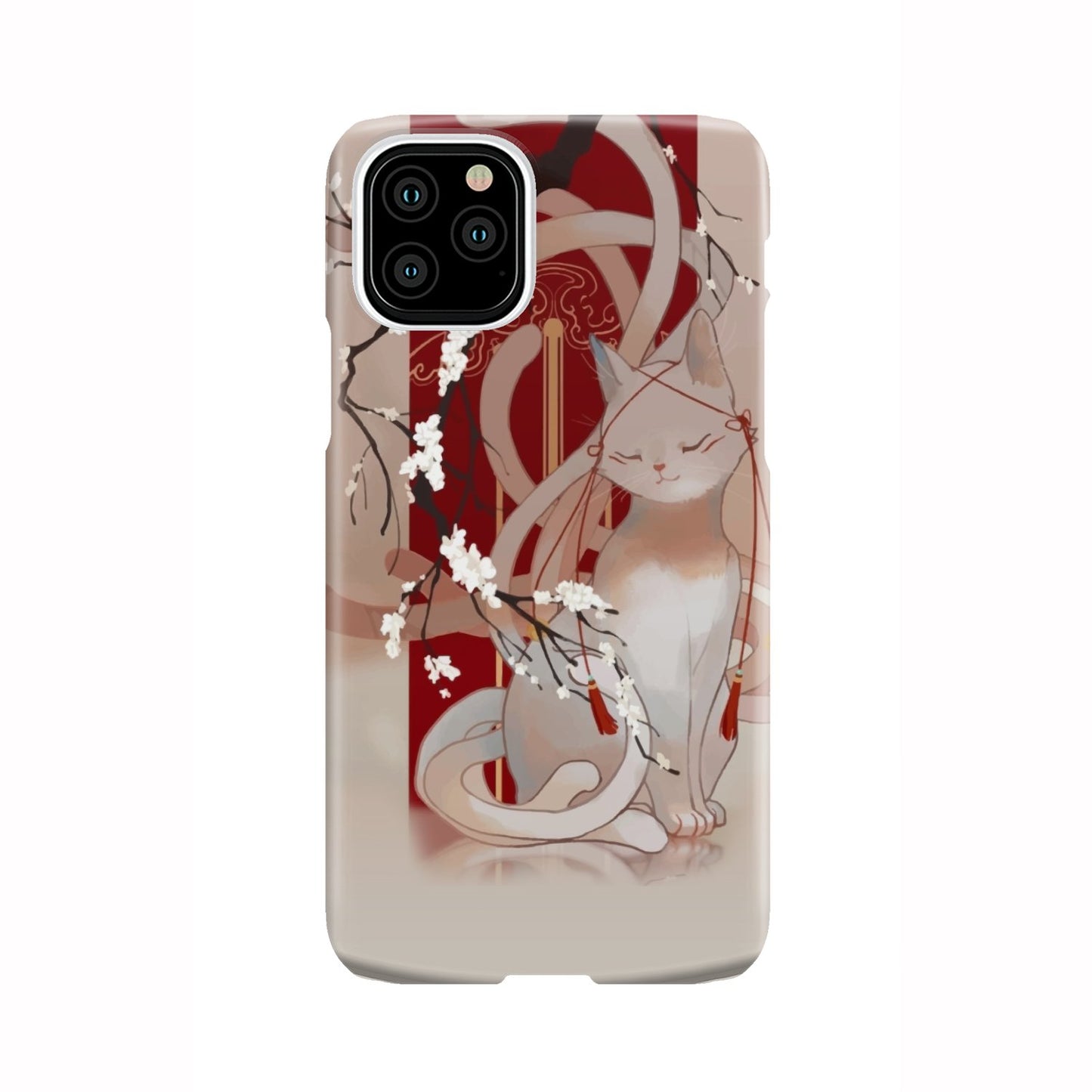 White Cat Phone Case iPhone 11 Pro