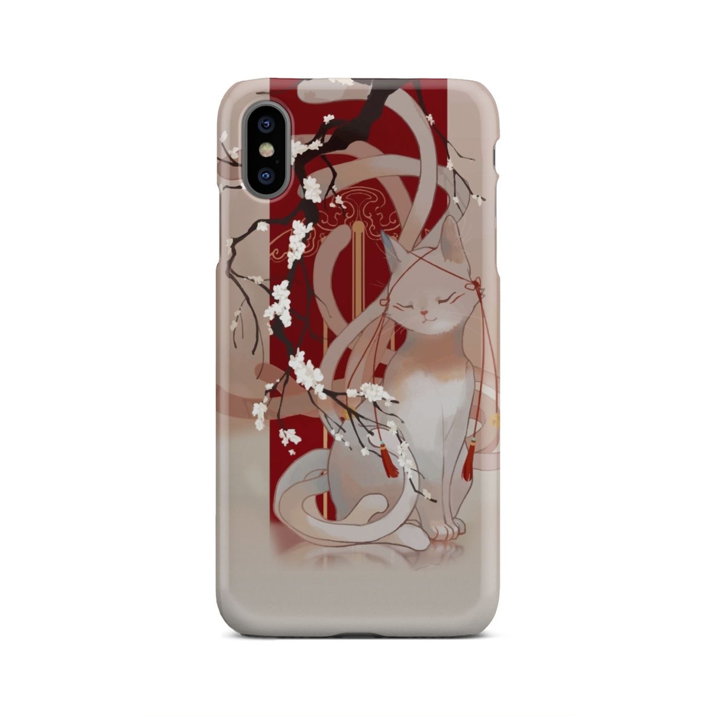 White Cat Phone Case iPhone Xs Max