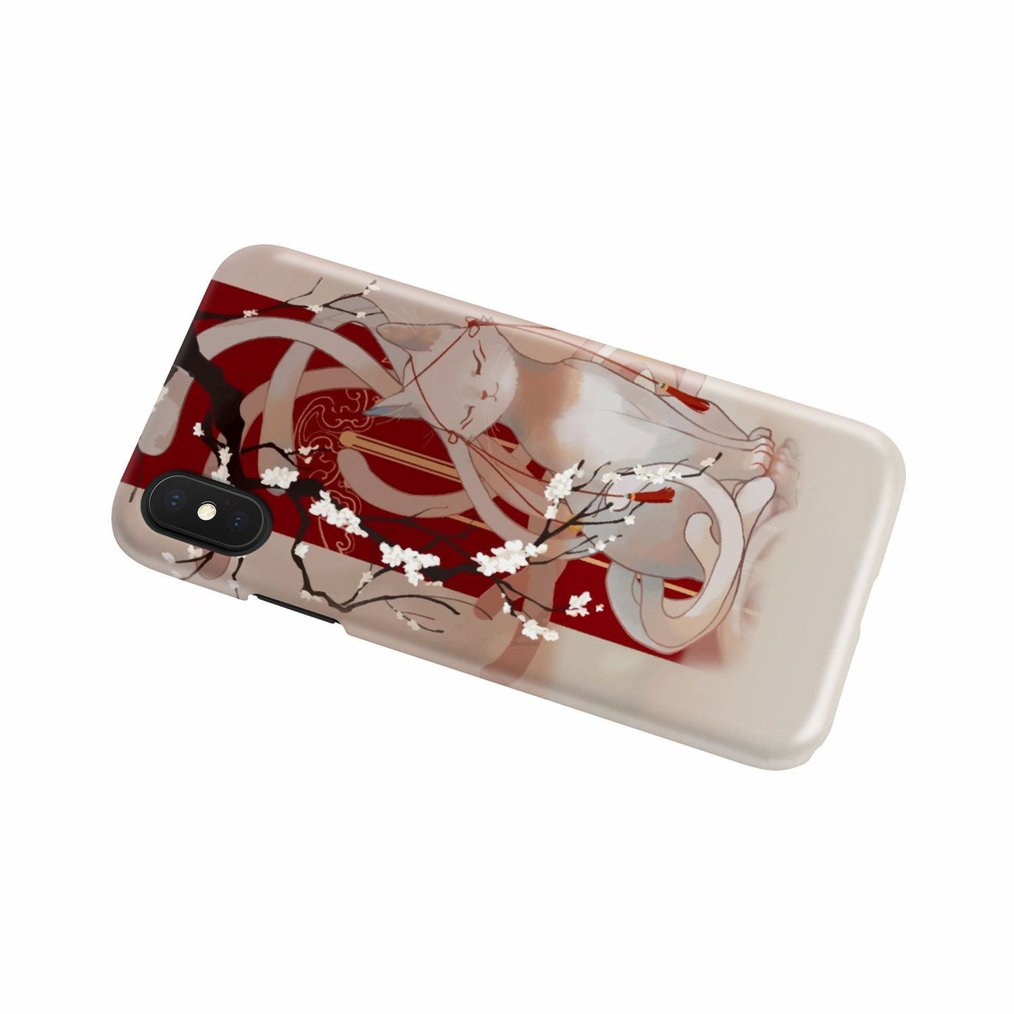 White Cat Phone Case