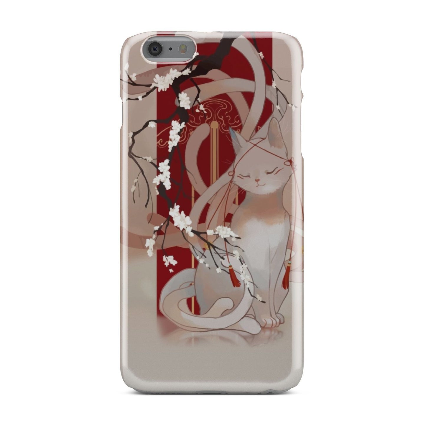 White Cat Phone Case iPhone 6s Plus
