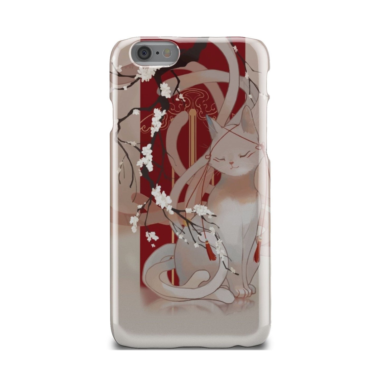 White Cat Phone Case iPhone 6