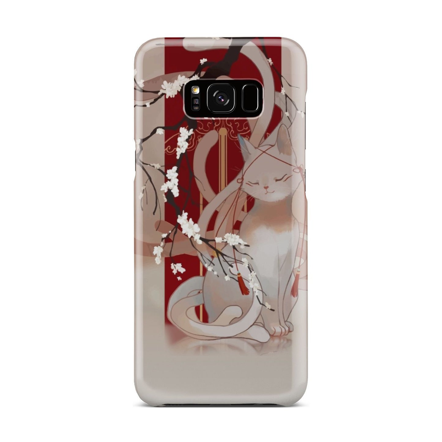 White Cat Phone Case Samsung Galaxy S8 Plus