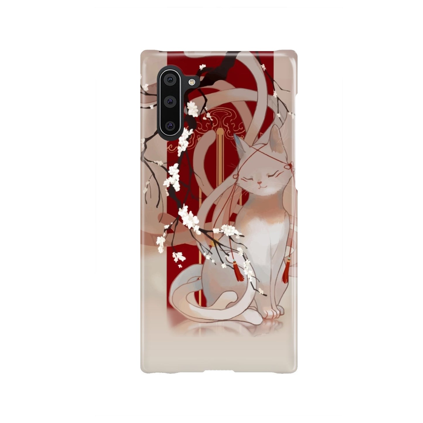 White Cat Phone Case Samsung Galaxy Note 10