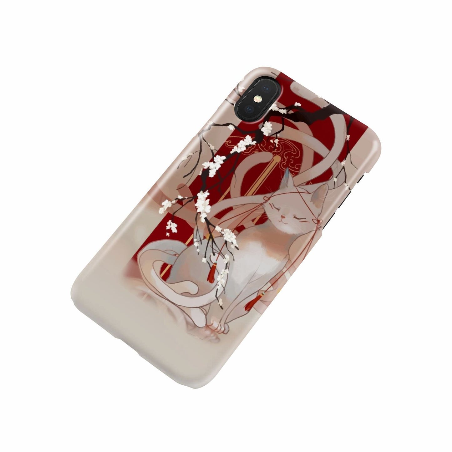 White Cat Phone Case