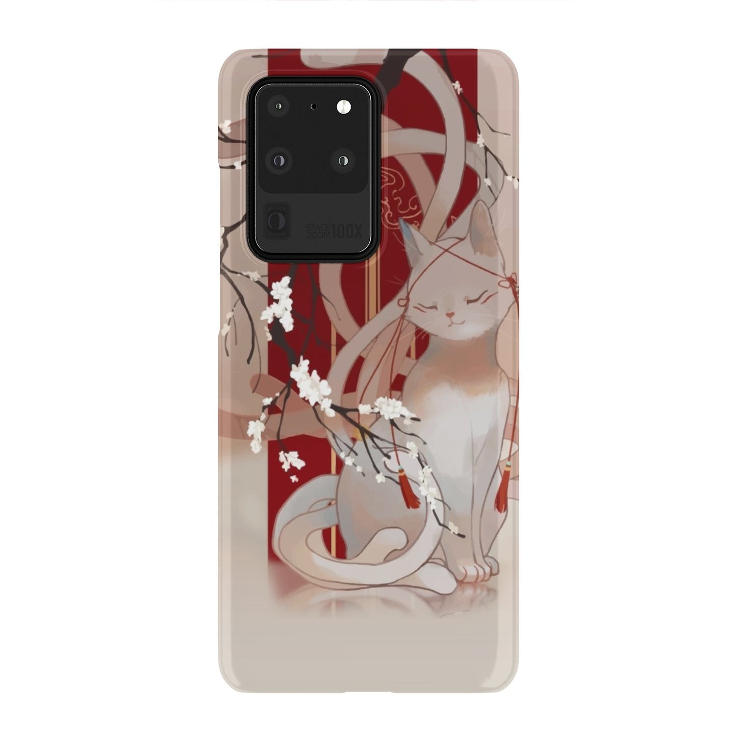 White Cat Phone Case Samsung Galaxy S20 Ultra