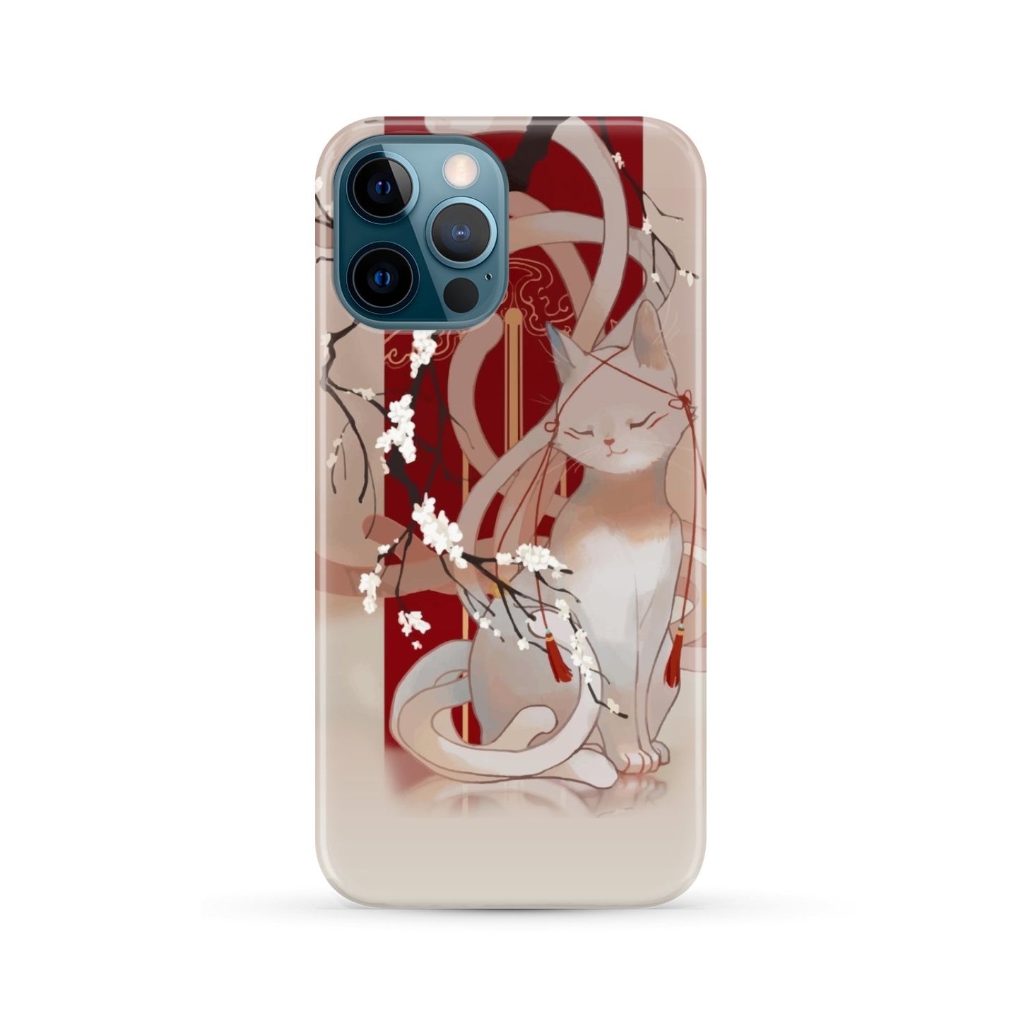 White Cat Phone Case iPhone 12 Pro Max