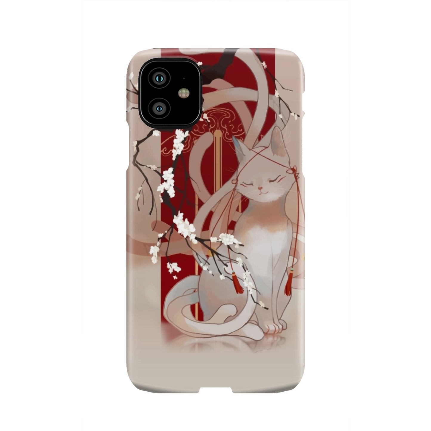 White Cat Phone Case iPhone 11