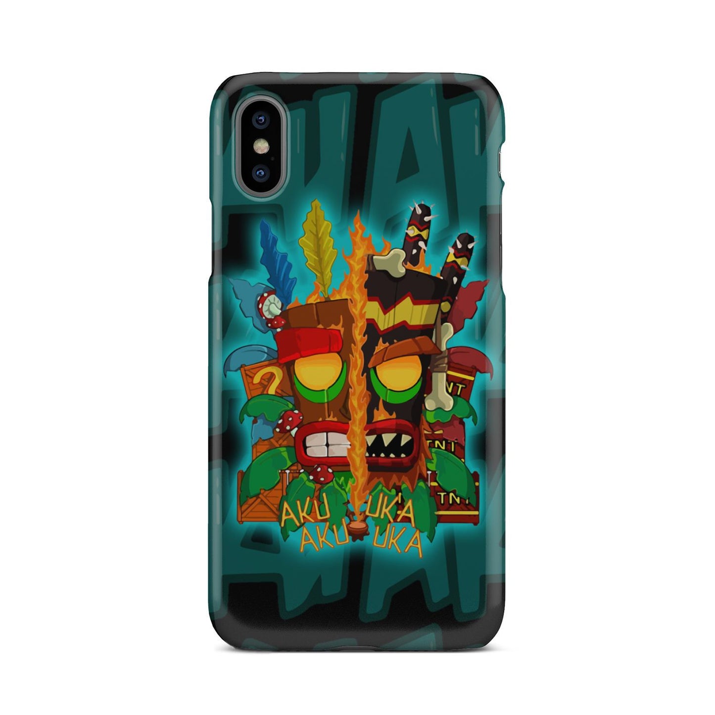 Crash Bandicoot Aku Aku Phone case iPhone Xs