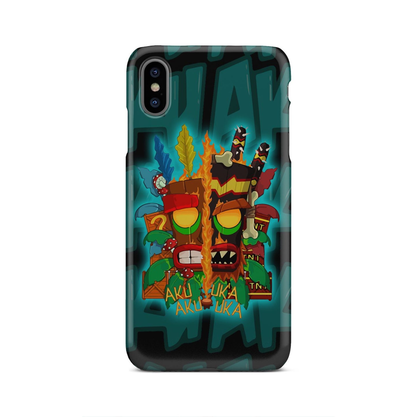 Crash Bandicoot Aku Aku Phone case iPhone Xs Max