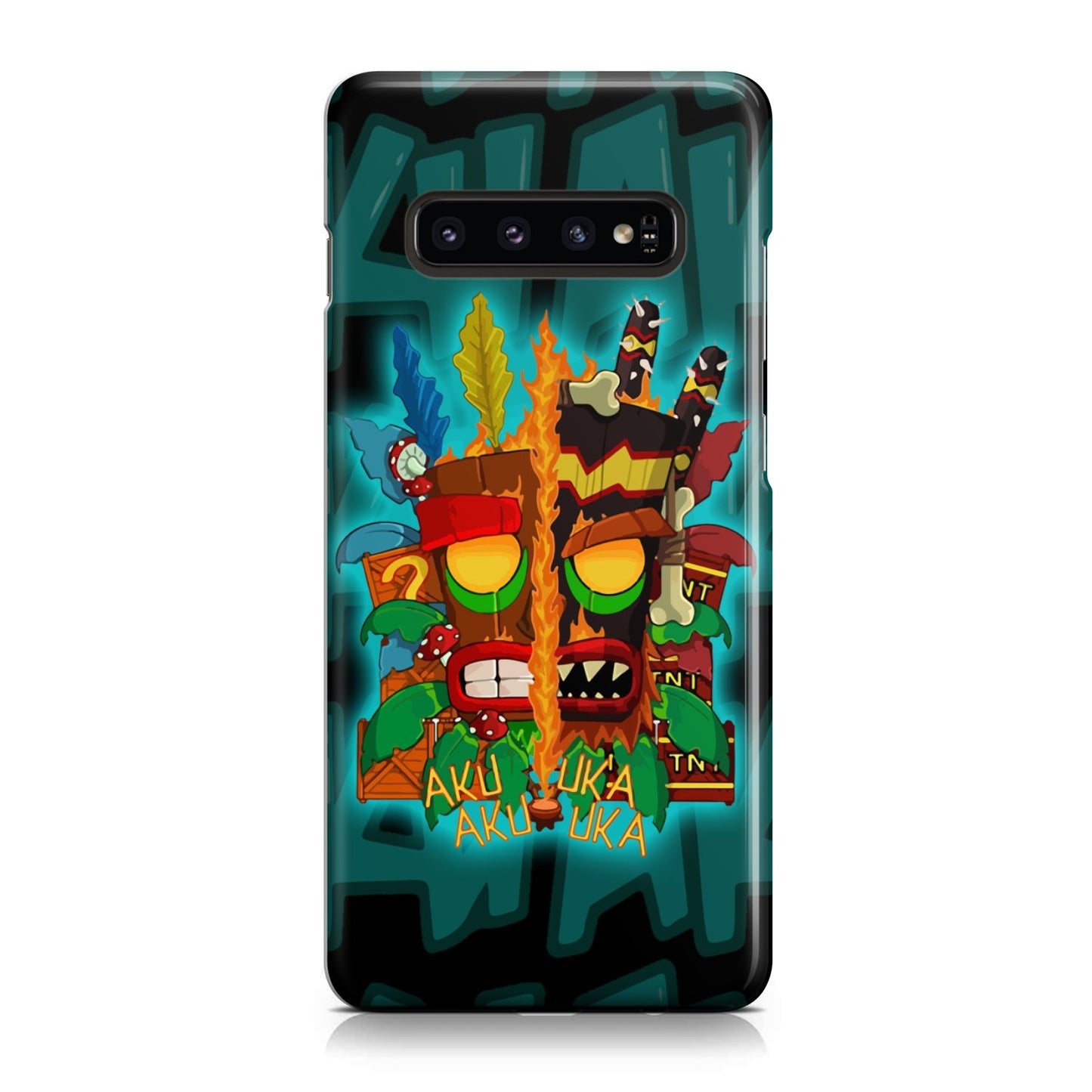 Crash Bandicoot Aku Aku Phone case Samsung Galaxy S10 Plus