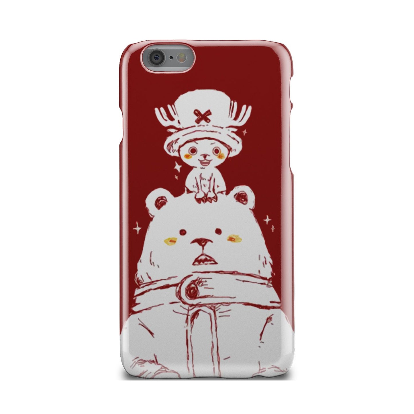 One Piece Chopper and Cute Bear Phone Case iPhone 6s