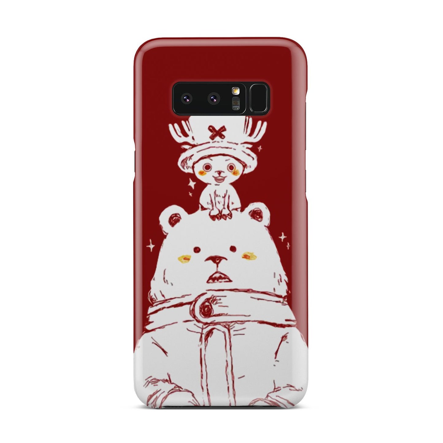One Piece Chopper and Cute Bear Phone Case Samsung Galaxy Note 8