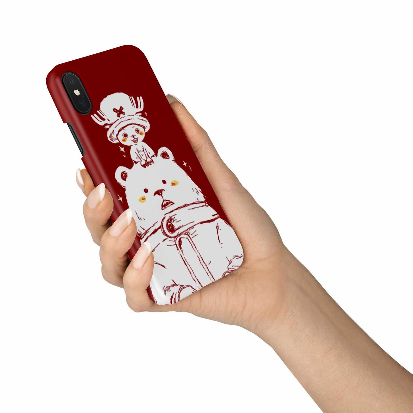 One Piece Chopper and Cute Bear Phone Case