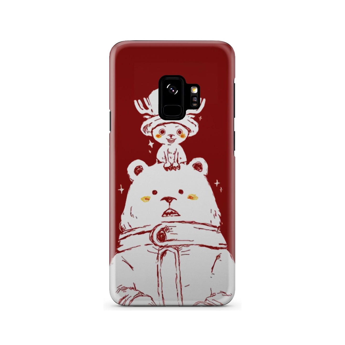 One Piece Chopper and Cute Bear Phone Case Samsung Galaxy S9