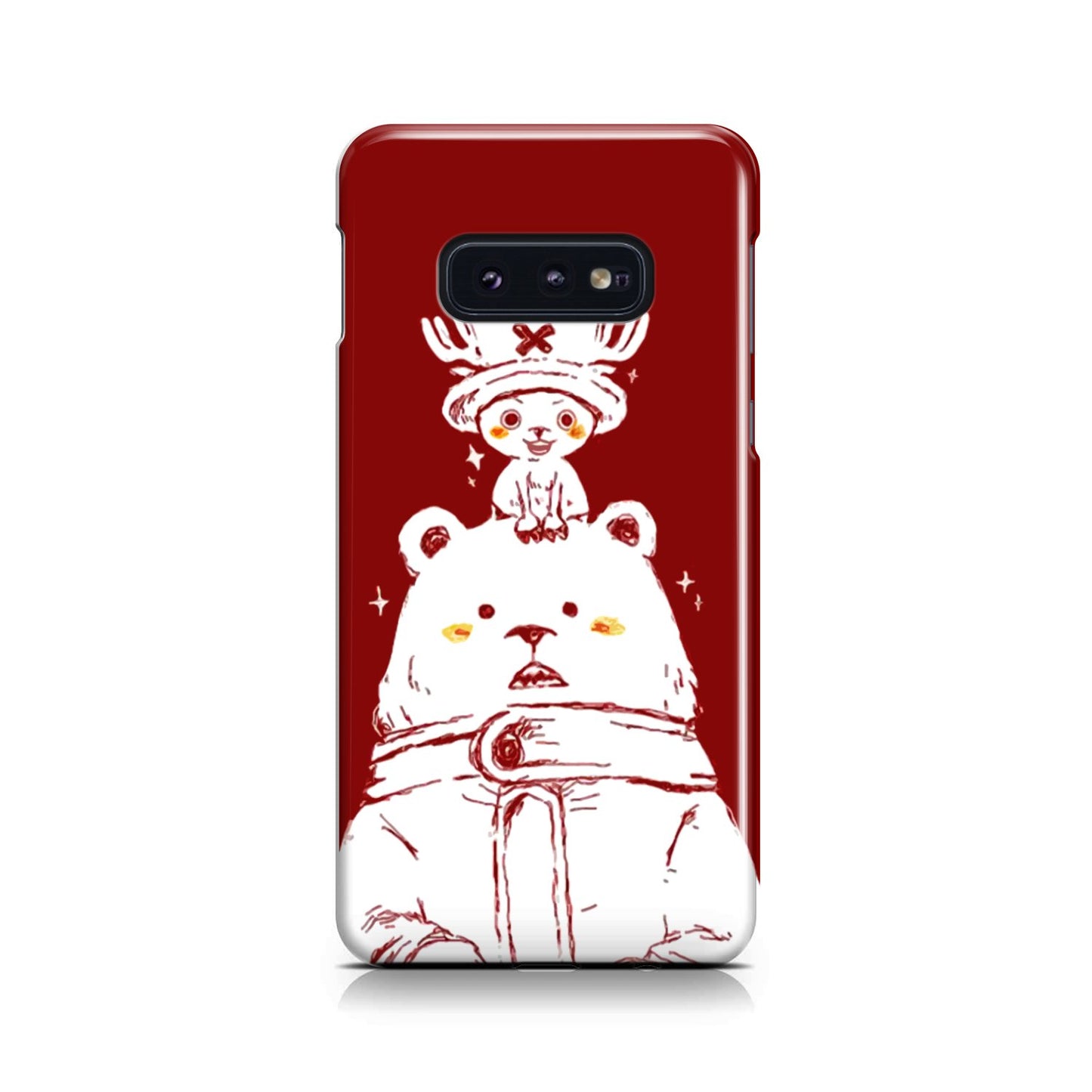 One Piece Chopper and Cute Bear Phone Case Samsung Galaxy S10e